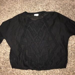 See through shirt but would cute with bralette